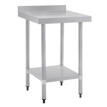700x700 Commercial Stainless Steel Table Food Grade Work Splashback Bench 0700-7-WBB HY