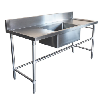 1200X600mm Single Middle Bowl Kitchen Sink #304 Stainless Steel