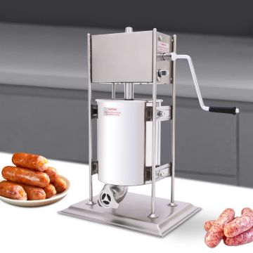 10L Sausage Stuffer 1 Speed Stainless Steel Vertical Meat Filler Maker