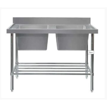 1200 X 600mm Double Bowl Kitchen Sink #304 Stainless Steel